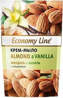 Фото Economy Line жидкое крем-мыло Almond & Vanilla Миндаль и ваниль 460 г