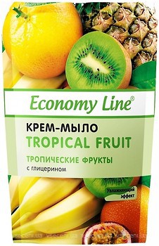 Фото Economy Line жидкое крем-мыло Tropical Fruit Тропические фрукты 460 г