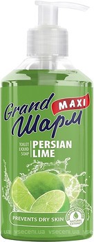 Фото Grand Шарм жидкое мыло Maxi Персидский лайм п/б с дозатором 500 мл