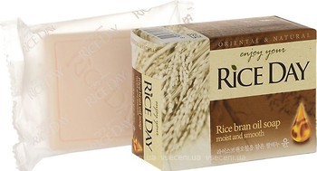 Фото Lion туалетное мыло Rice Day с экстрактом рисовых отрубей 100 г