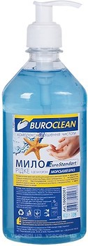 Фото BuroClean жидкое мыло EuroStandart Морской бриз п/б с дозатором 450 мл (10600201)