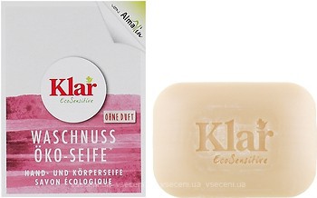 Фото Klar туалетное мыло Eco Sensitive с мыльным орехом 100 г