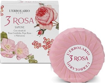 Фото L'Erbolario твердое мыло Три розы 100 г