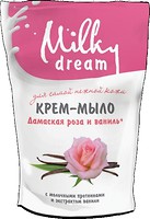 Фото Milky Dream жидкое крем-мыло Дамасская роза и ваниль 500 мл