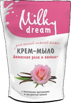 Фото Milky Dream жидкое крем-мыло Дамасская роза и ваниль 500 мл