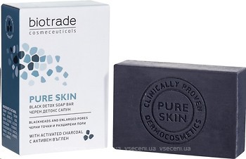 Фото Biotrade твердое мыло Pure Skin для кожи лица и тела с расширенными порами 100 г