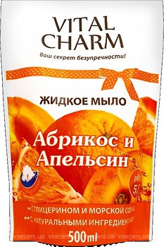 Фото Vital Charm жидкое крем-мыло Апельсин д/п 500 мл (4820091141934)