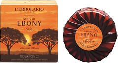 Фото L'Erbolario твердое мыло Notes Of Ebony Черное дерево 100 г