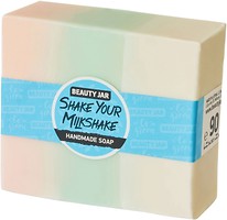 Фото Beauty Jar твердое мыло Глицериновое Handmade Soap Shake Your Milkshake с ароматом клубники со сливками 90 г
