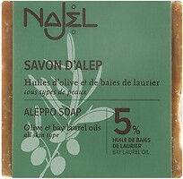 Фото Najel твердое мыло Savon d’Alep Aleppo Soap 5% Bay Laurel Oil Алеппское 5% масла лавра 200 г