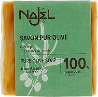 Фото Najel твердое мыло Savon d’Alep Pure Olive Soap 100% Оливковое 100 г