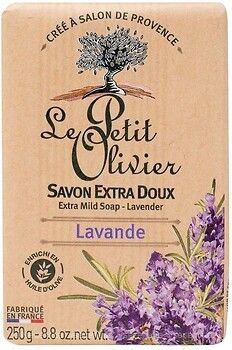 Фото Le Petit Olivier твердое мыло Savonnettes Extra Douces Lavande Лаванда 250 г