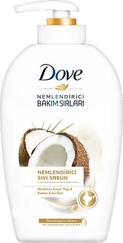 Фото Dove жидкое крем-мыло Nourishing Secrets Кокосоое масло и миндальное молочко п/б 500 мл