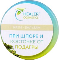 Фото Healer Cosmetics крем-бальзам при шпоре и косточке от подагры 10 г