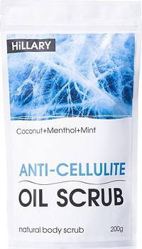 Фото Hillary антицеллюлитный скраб для тела охлаждающий Anti-Cellulite Oil Scrub 200 г