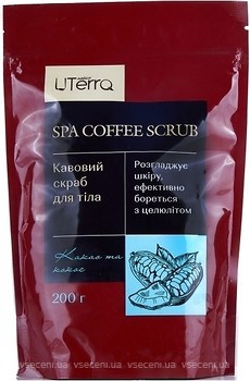 Фото UTerra скраб для тіла кавовий Какао та кокос Spa Coffee Scrub 200 г