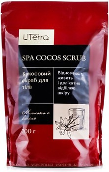 Фото UTerra скраб для тела кокосовый молоко и ваниль Native 200 г