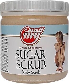Фото My Nail сахарный скраб для тела Ананас-кокос Sugar Scrub 473 мл