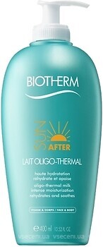 Фото Biotherm молочко для лица и тела после загара After Sun Oligo-Thermal Milk 400 мл