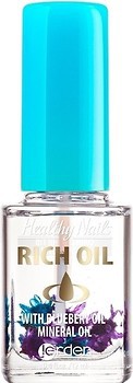 Фото Jerden Proff Healthy Nails Rich Oil Bluberry 12 мл (№170)