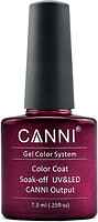 Фото Canni Gel Color System №256 Глиттерный темно-красный