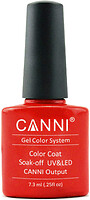 Фото Canni Gel Color System №210 Кроваво-красный с шиммером
