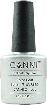 Фото Canni Gel Color System №008 Серебристый металлик
