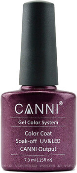 Фото Canni Gel Color System №212 Винный с микроблеском