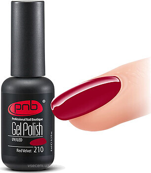 Фото PNB Gel Polish №210 Red Velvet