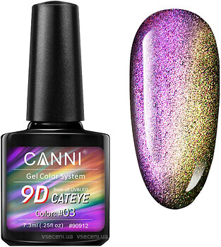 Фото Canni 9D Galaxy Cat Eye Gel Polish №03