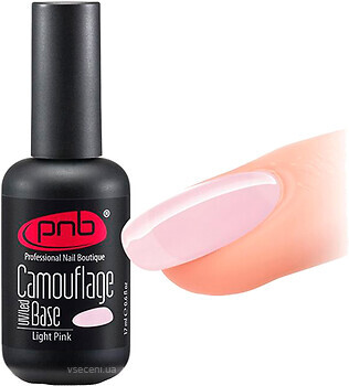 Фото PNB UV/LED Camouflage Base 8 мл Light Pink