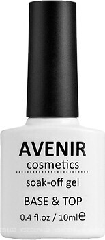 Фото Avenir Cosmetics Soak-Off Gel Base & Top 10 мл