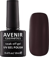 Фото Avenir Cosmetics Soak-off gel UV Gel Polish №100 Черная вишня