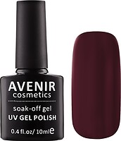 Фото Avenir Cosmetics Soak-off gel UV Gel Polish №101 Черный шоколад