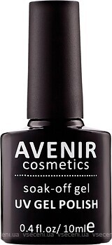 Фото Avenir Cosmetics Soak-off gel UV Gel Polish №104 Неоновый оранжево-розовый