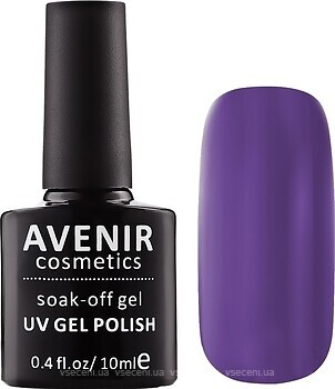 Фото Avenir Cosmetics Soak-off gel UV Gel Polish №108 Темно-сиреневый