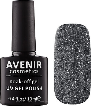 Фото Avenir Cosmetics Soak-off gel UV Gel Polish №114 Звездная ночь