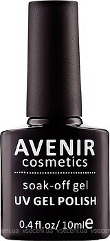 Фото Avenir Cosmetics Soak-off gel UV Gel Polish №125 Темно-коричневый