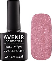 Фото Avenir Cosmetics Soak-off gel UV Gel Polish №153 Кофейно-розовая голография