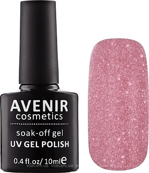 Фото Avenir Cosmetics Soak-off gel UV Gel Polish №153 Кофейно-розовая голография
