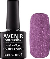 Фото Avenir Cosmetics Soak-off gel UV Gel Polish №156 Сиренево-розовая голография