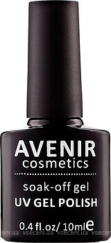 Фото Avenir Cosmetics Soak-off gel UV Gel Polish №203 Благородный серый