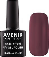 Фото Avenir Cosmetics Soak-off gel UV Gel Polish №208 Гранатовый мусс