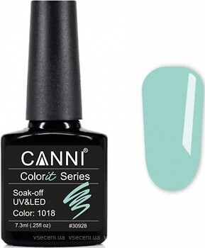 Фото Canni Colorit 1018 Нежно-бирюзовый