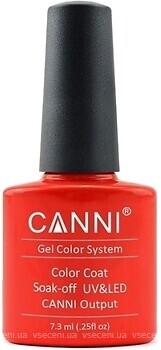 Фото Canni Gel Color System Coat 034 Светло-красный