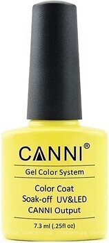 Фото Canni Gel Color System Coat 084 Бледно-желтый