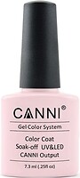 Фото Canni Gel Color System Coat 096 Бледный пастельно-розовый (камуфляж под френч)