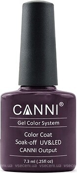 Фото Canni Gel Color System Coat 100 Фиолетово-черный