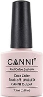 Фото Canni Gel Color System Coat 101 Нежный бежево-кремовый