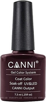 Фото Canni Gel Color System Coat 102 Темный коричнево-красный